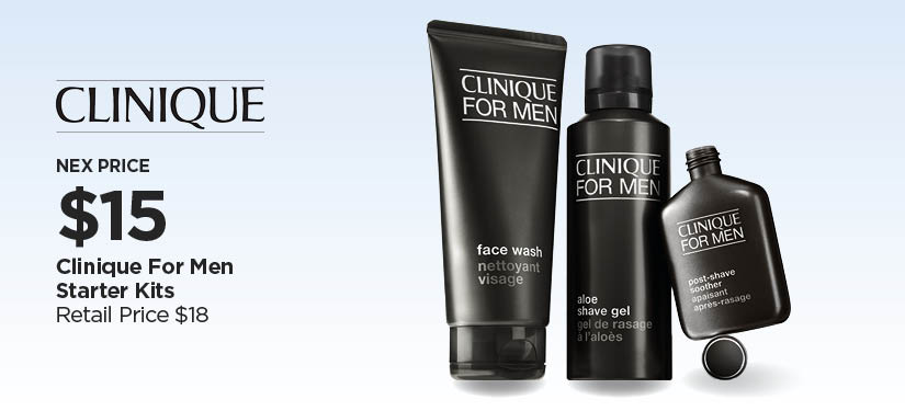 $15 Clinique For Men Starter Kits (Retail $18)